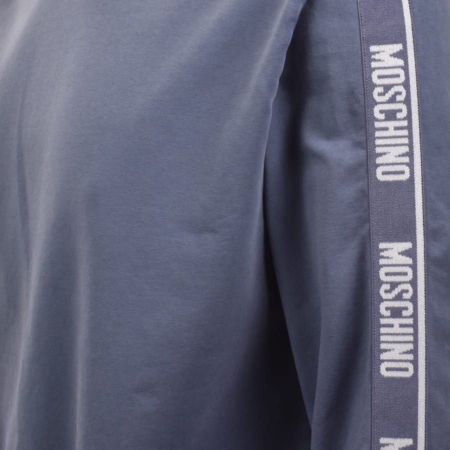 Moschino Active Logo Tape Sweatshirt Blue