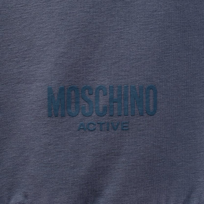 Moschino Active Logo Tape Sweatshirt Blue