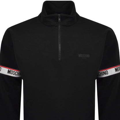 Moschino Active Zip Sweatshirt Black