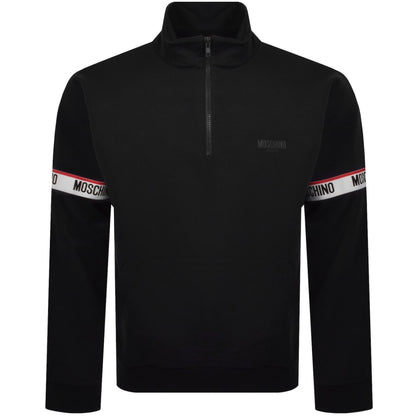 Moschino Active Zip Sweatshirt Black