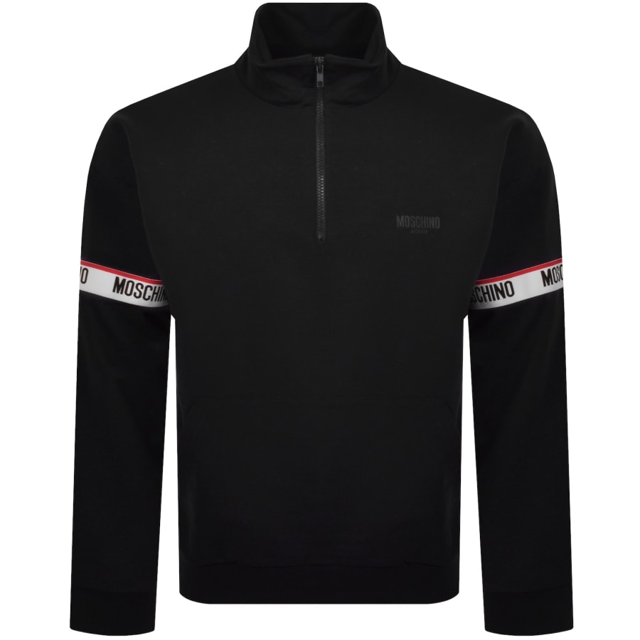 Moschino Active Zip Sweatshirt Black