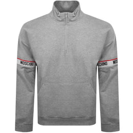 Moschino Active Zip Sweatshirt Grey