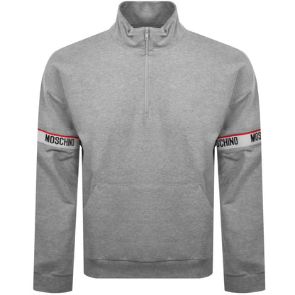 Moschino Active Zip Sweatshirt Grey