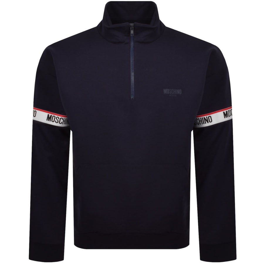 Moschino Active Zip Sweatshirt Navy