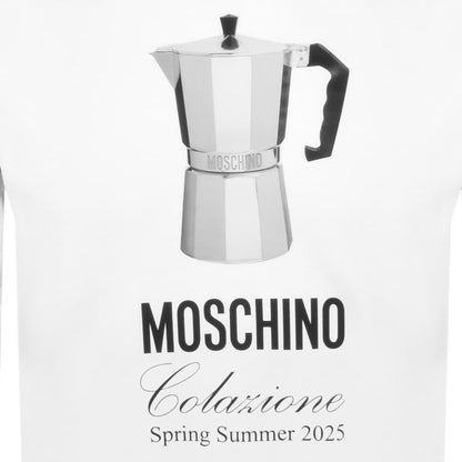 Moschino Breakfast Sweatshirt White