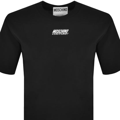 Moschino Logo T Shirt Black