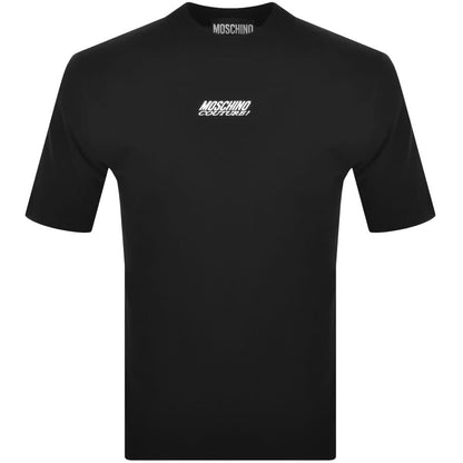 Moschino Logo T Shirt Black