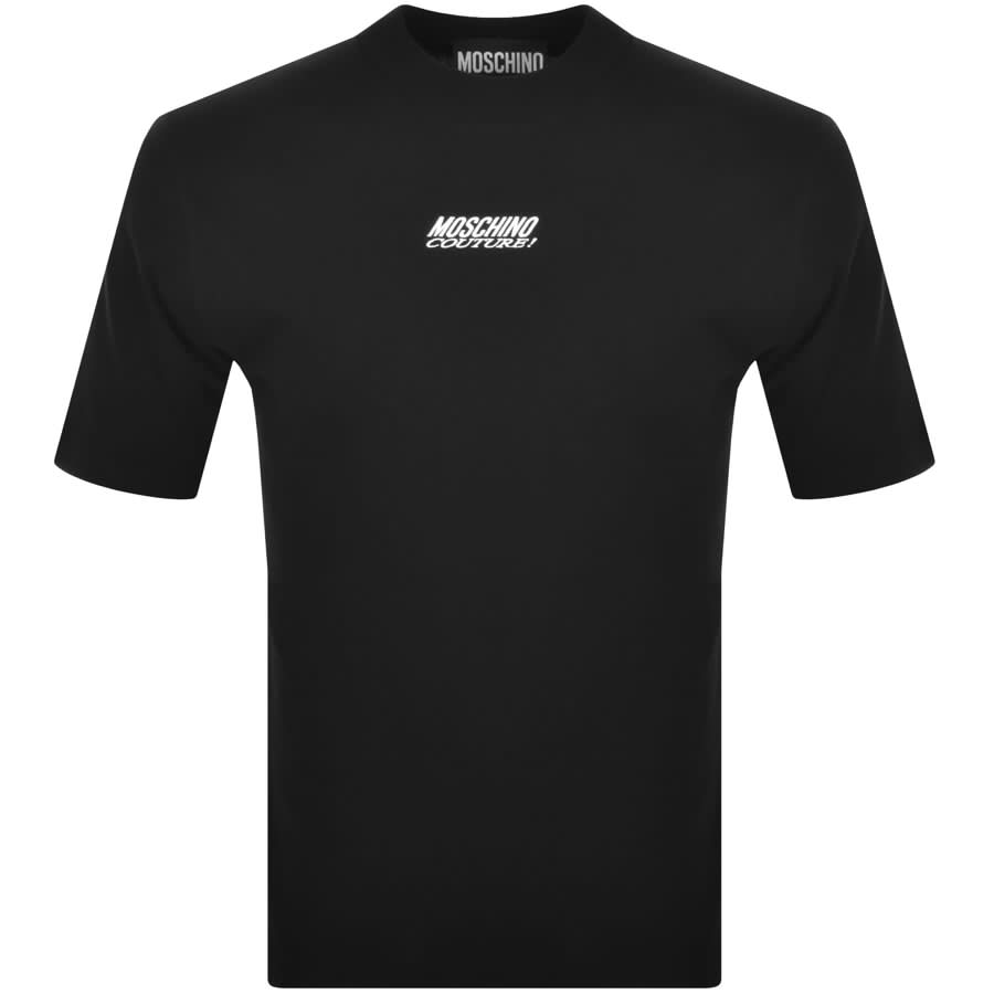 Moschino Logo T Shirt Black