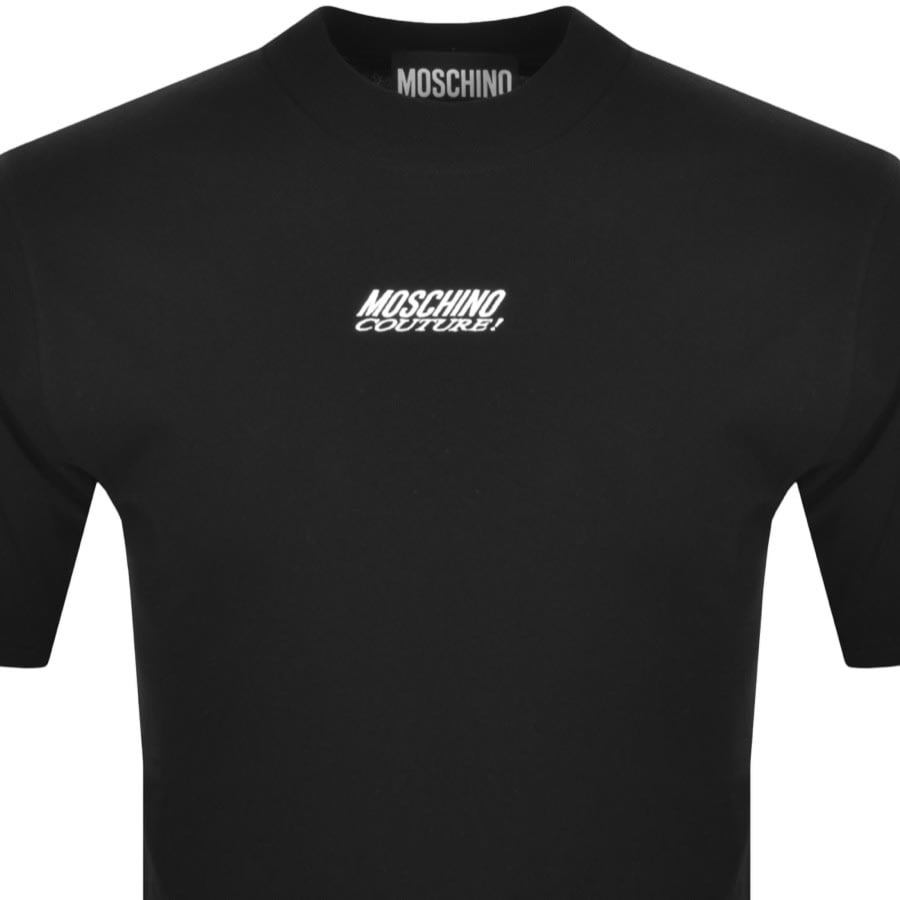 Moschino Logo T Shirt Black