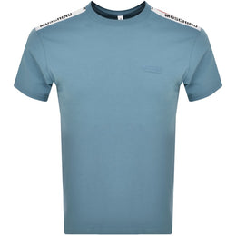 Moschino Logo T Shirt Blue