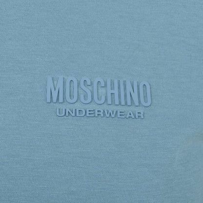 Moschino Logo T Shirt Blue