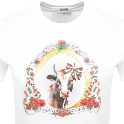 Moschino Logo T Shirt White