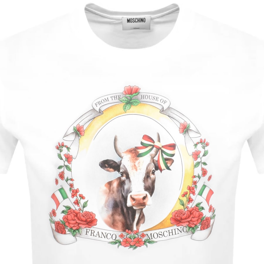 Moschino Logo T Shirt White