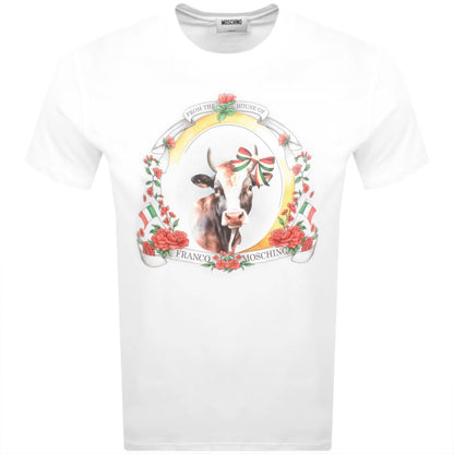 Moschino Logo T Shirt White