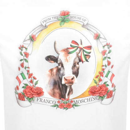 Moschino Logo T Shirt White