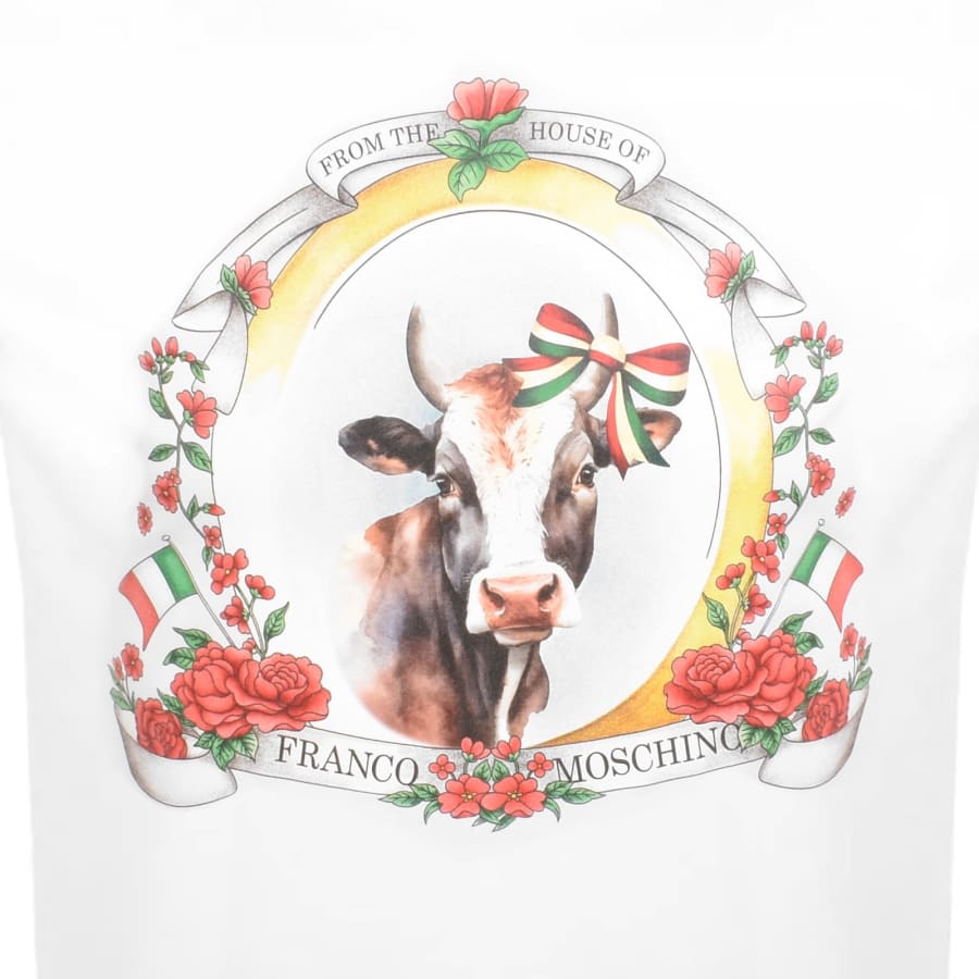 Moschino Logo T Shirt White