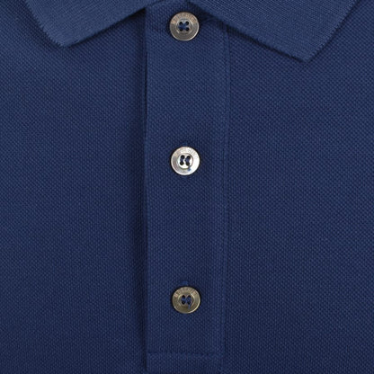 Moschino Short Sleeved Polo T Shirt Blue