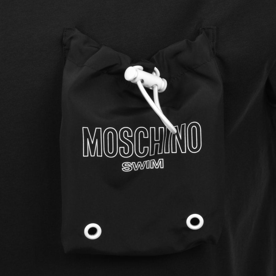Moschino Swim Pocket T Shirt Black