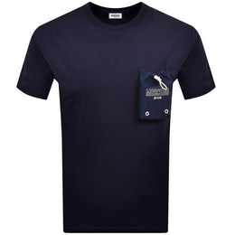 Moschino Swim Pocket T Shirt Navy