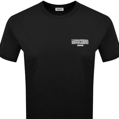 Moschino Swim T Shirt Black