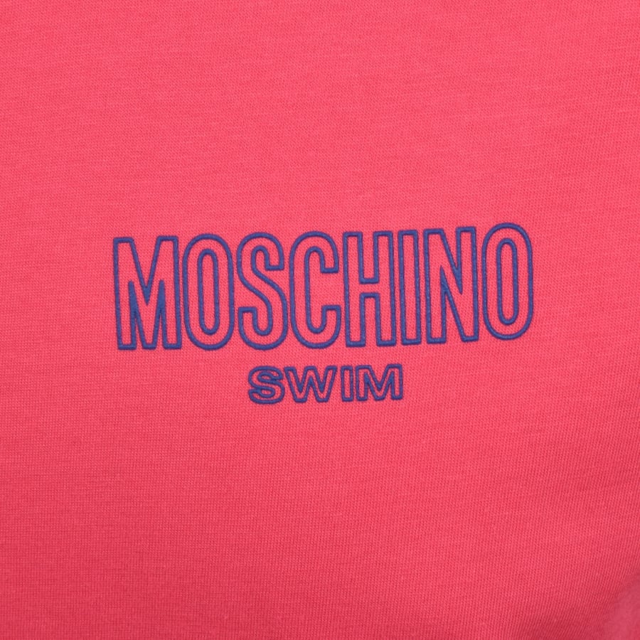 Moschino Swim T Shirt Pink