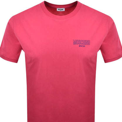 Moschino Swim T Shirt Pink