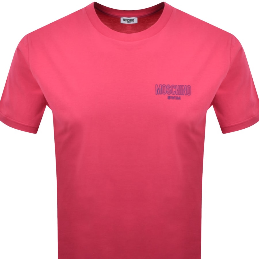 Moschino Swim T Shirt Pink