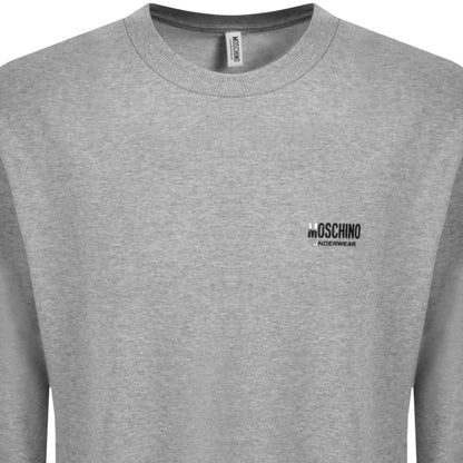 Moschino Underwear Logo Sweatshirt Grey