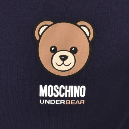 Moschino Underwear Logo Sweatshirt Navy