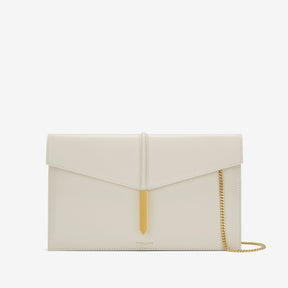 DeMellier The Tokyo Clutch off-white smooth