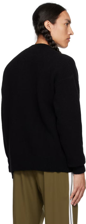 Black Embroidered Sweater