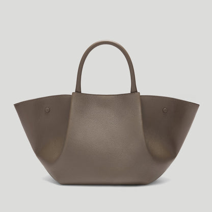 The Midi New York -  Dark Taupe Small Grain