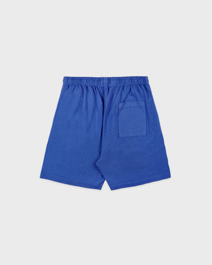 Nautical Embroidered Gym Short - Team Blue/White