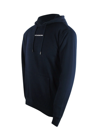 Love Moschino Small Logo Navy Hoodie