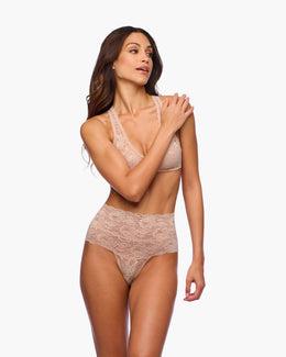 High Waisted Thong