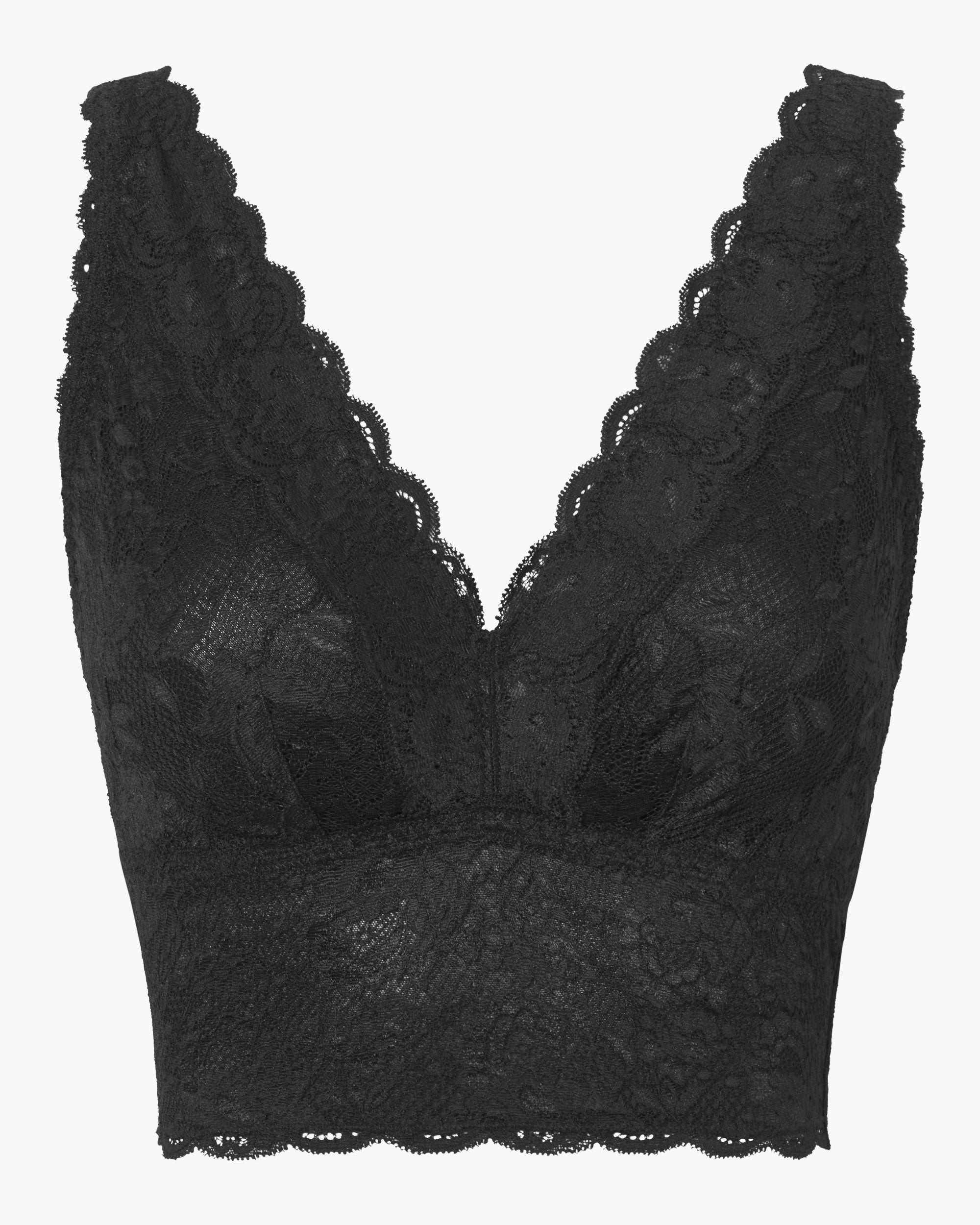 Curvy Plungie Longline Bralette