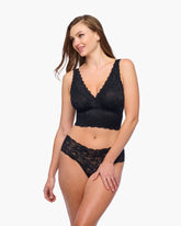 Curvy Plungie Longline Bralette
