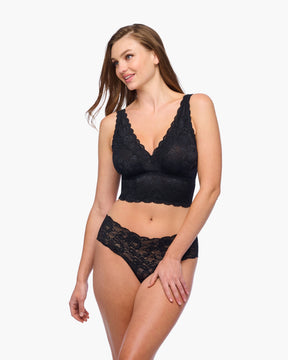 Curvy Plungie Longline Bralette