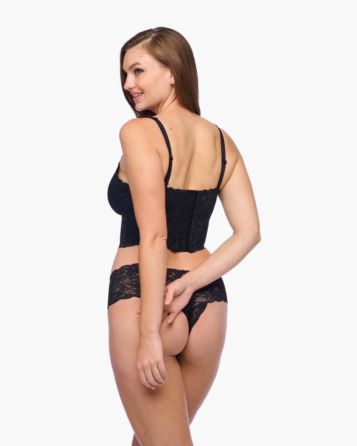 Curvy Plungie Longline Bralette