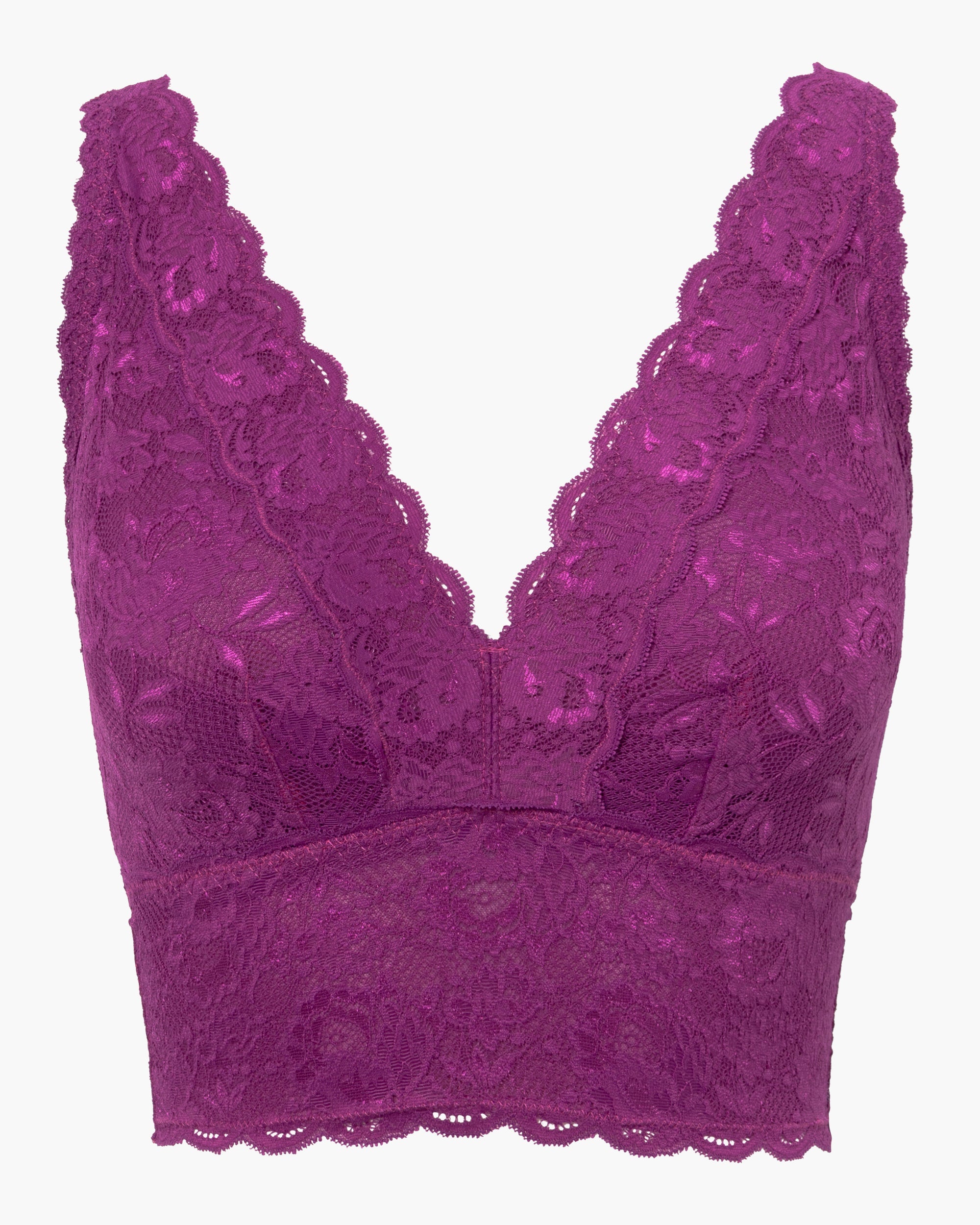 Curvy Plungie Longline Bralette