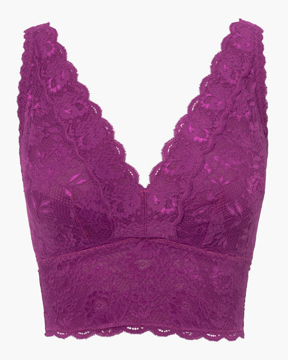 Curvy Plungie Longline Bralette