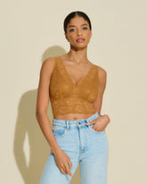 Curvy Plungie Longline Bralette