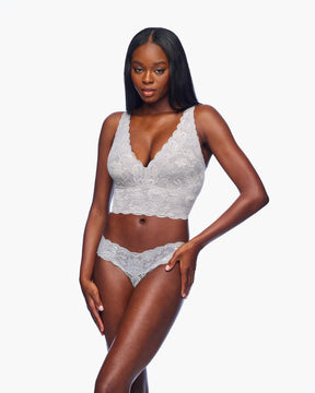 Curvy Plungie Longline Bralette