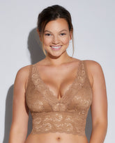 Curvy Plungie Longline Bralette