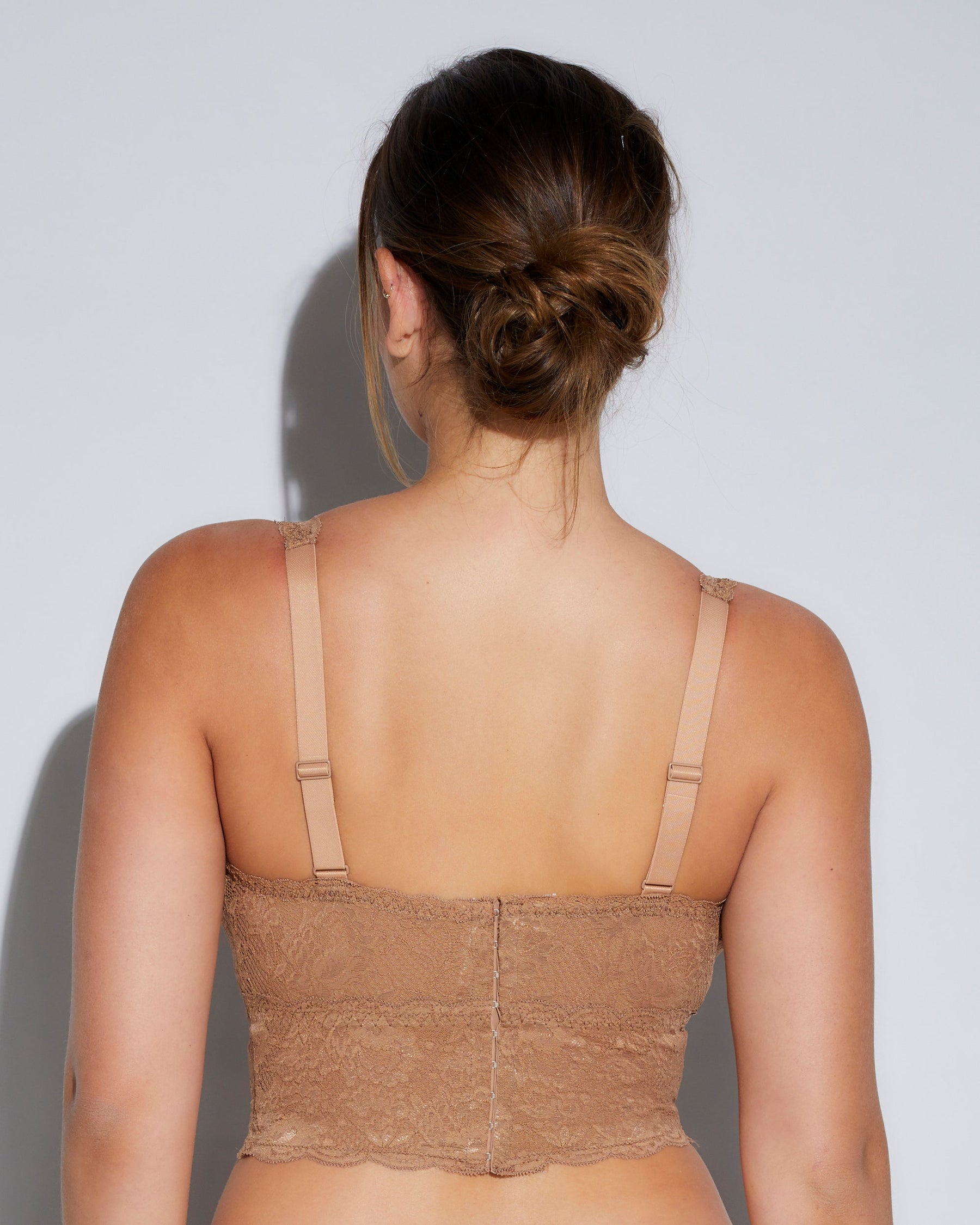 Curvy Plungie Longline Bralette