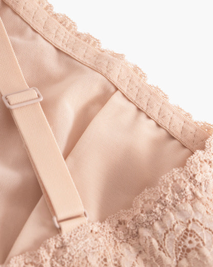 Curvy Plungie Longline Bralette