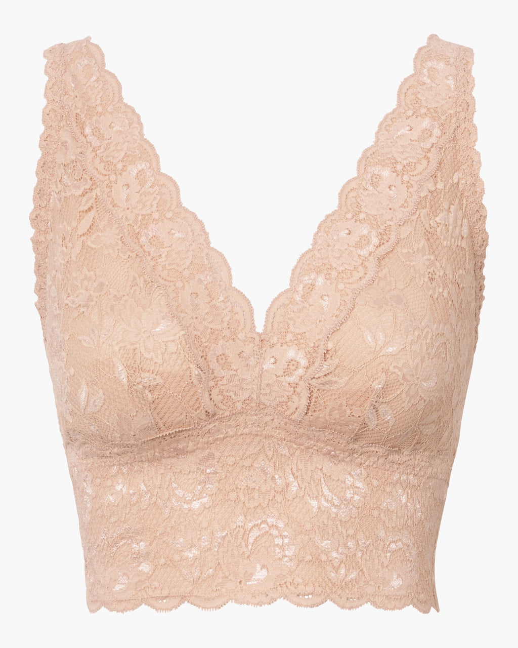 Curvy Plungie Longline Bralette