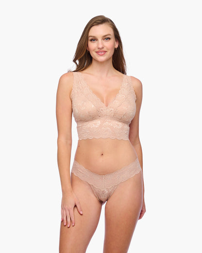 Curvy Plungie Longline Bralette