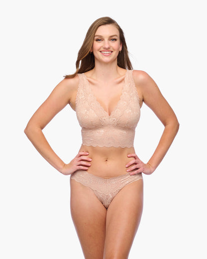 Curvy Plungie Longline Bralette