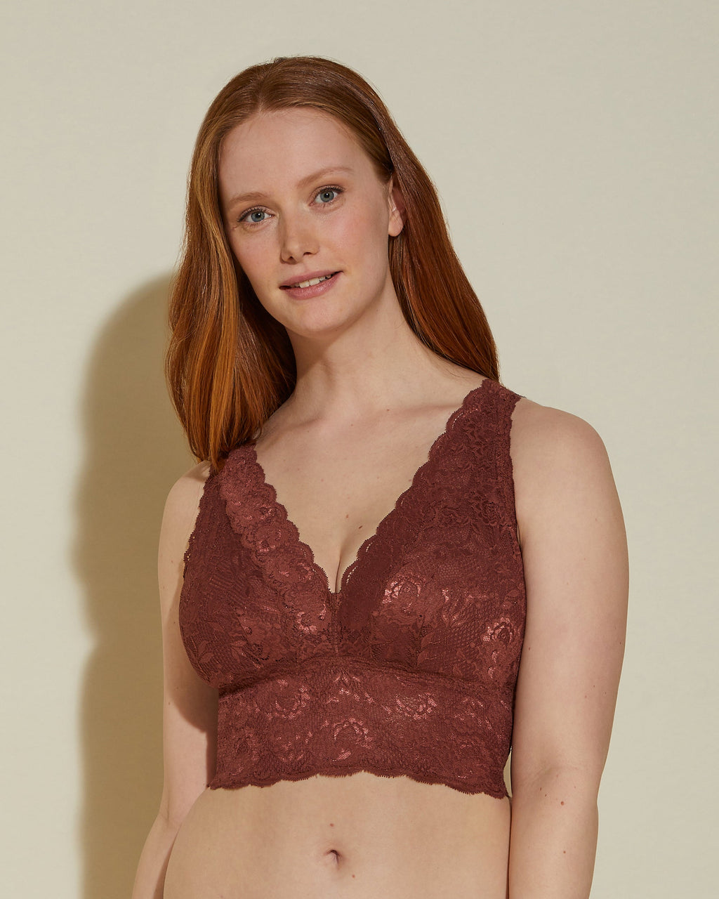 Curvy Plungie Longline Bralette